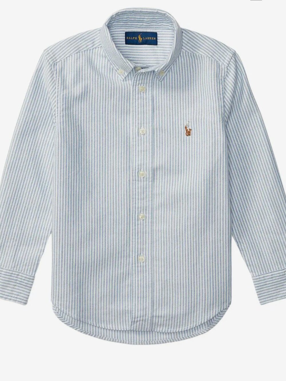 Polo Ralph Lauren Striped Cotton Oxford Shirt (Little Kids)